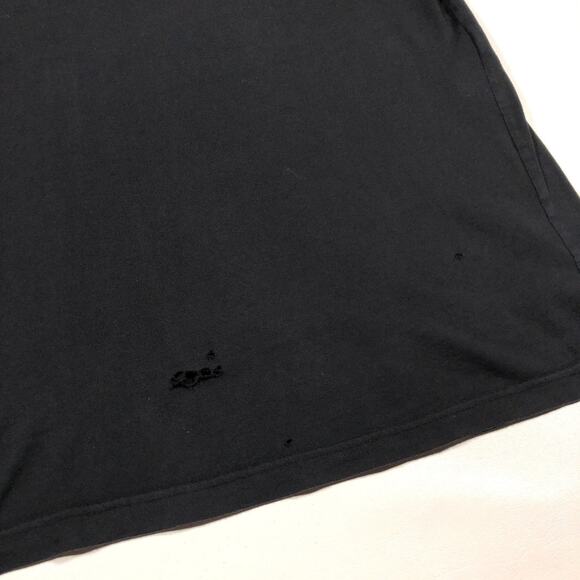 Balenciaga Small Lower Case Chest Logo Black Tee T Shirt Size Large L B14 - Picture 3 of 11